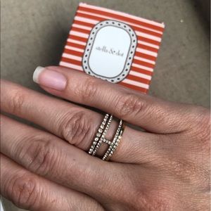 Stella & Dot Jewelry - Imperial Stacking Rimgs Stella & Dot Jewelry - Imperial Stacking Rimgs